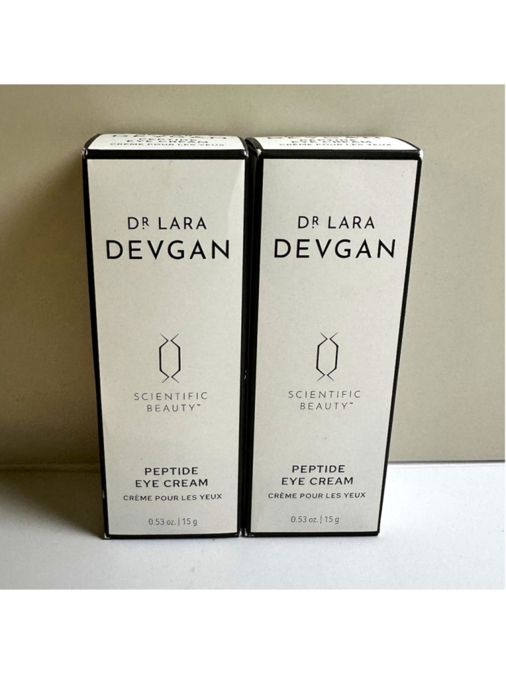 Dr. Lara Devgan Scientific Beauty Peptide Eye Cream 0.53oz 15g (2 Boxes)